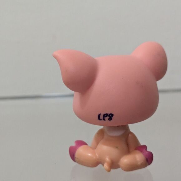 Littlest Pet Shop Pig #2205 Pink Peach Patch With Green Eyes LPS - Picture 5 of 9